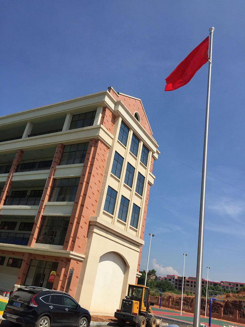 講話，國歌同步旗桿10